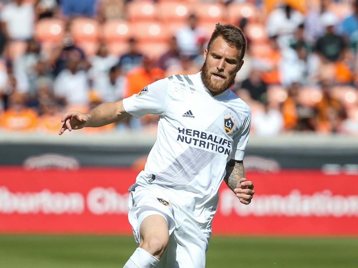 Los Angeles Galaxy midfielder Aleksandar Katai: USA TODAY Sports