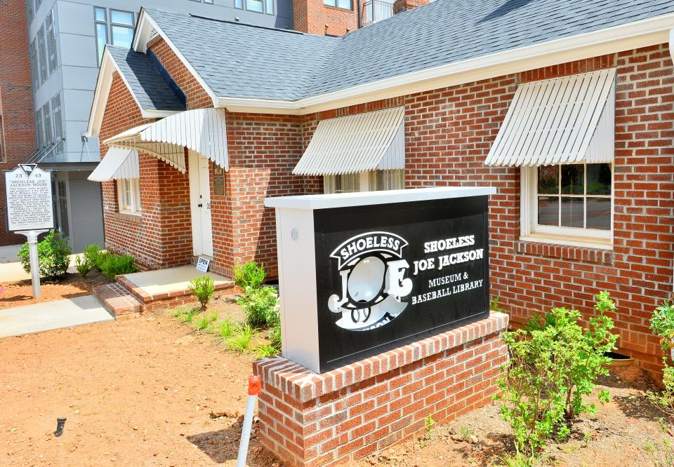 This is the home of Joseph Jefferson Jackson that has been turned into a museum in downtown Greenville, S.C. Jackson is better known as "Shoeless Joe,” one of baseball's greatest players.