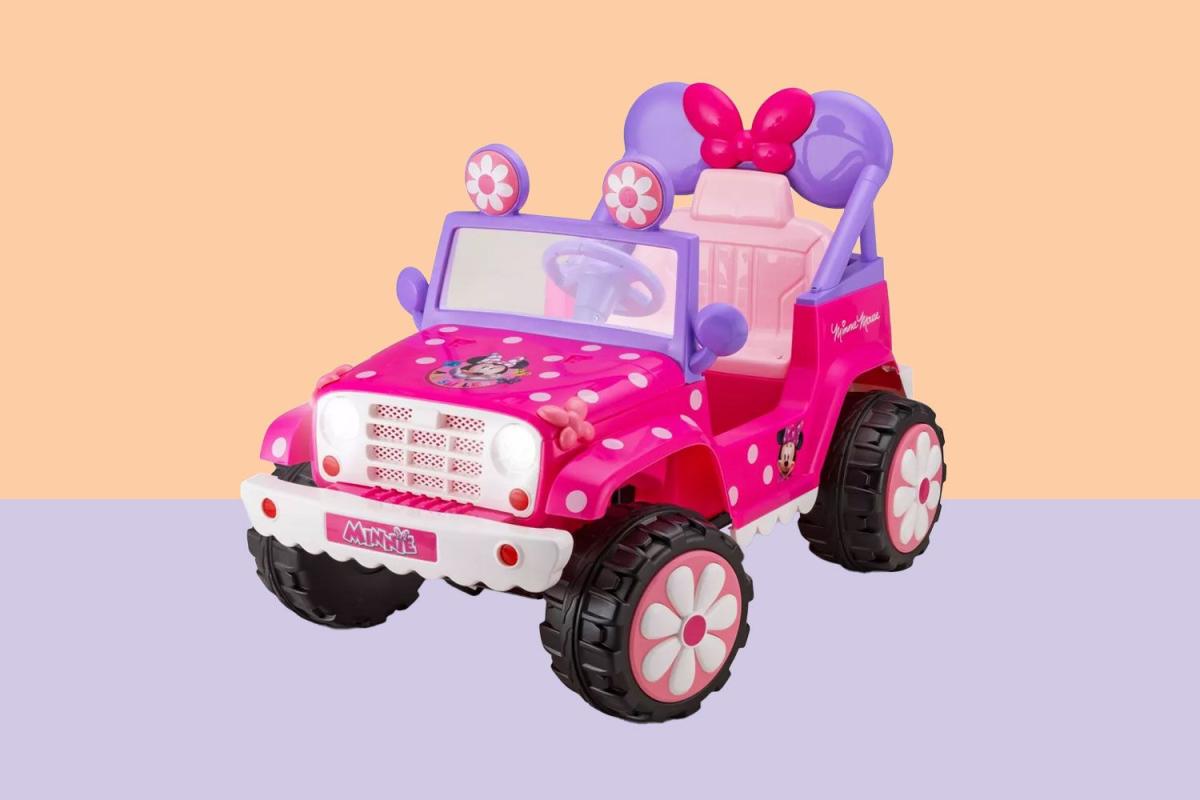 This Adorable Minnie Mouse Ride-On Vehicle is $50 Off Right Now at Target