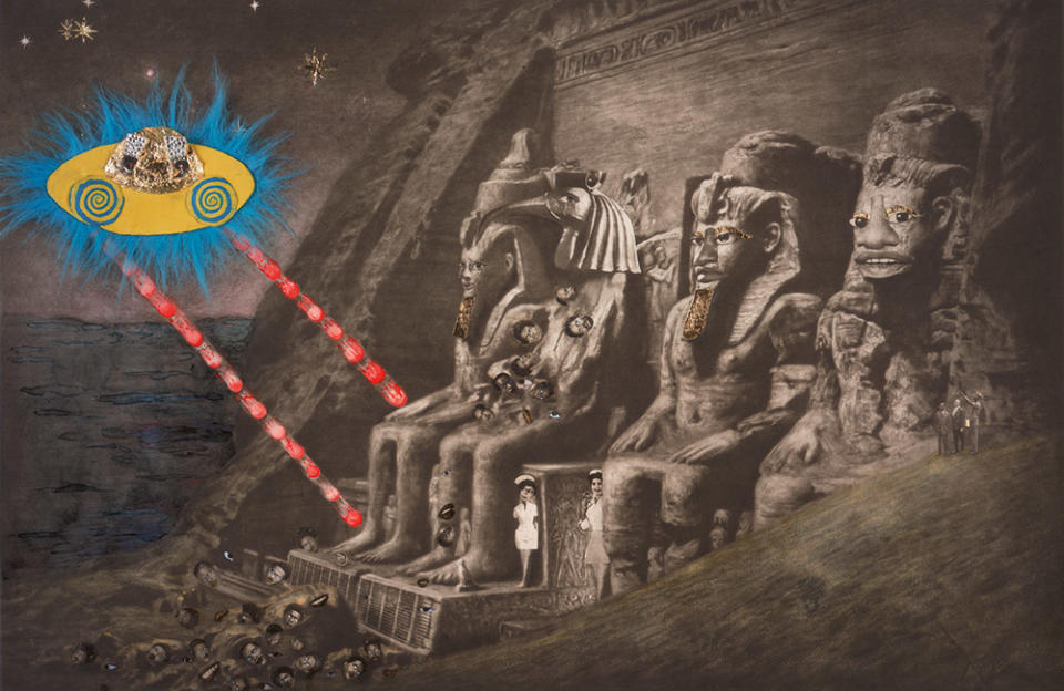 Ellen Gallagher, Abu Simbel, 2005, PRINT