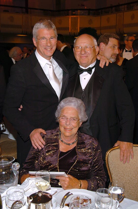 Richard Gere con sus padres