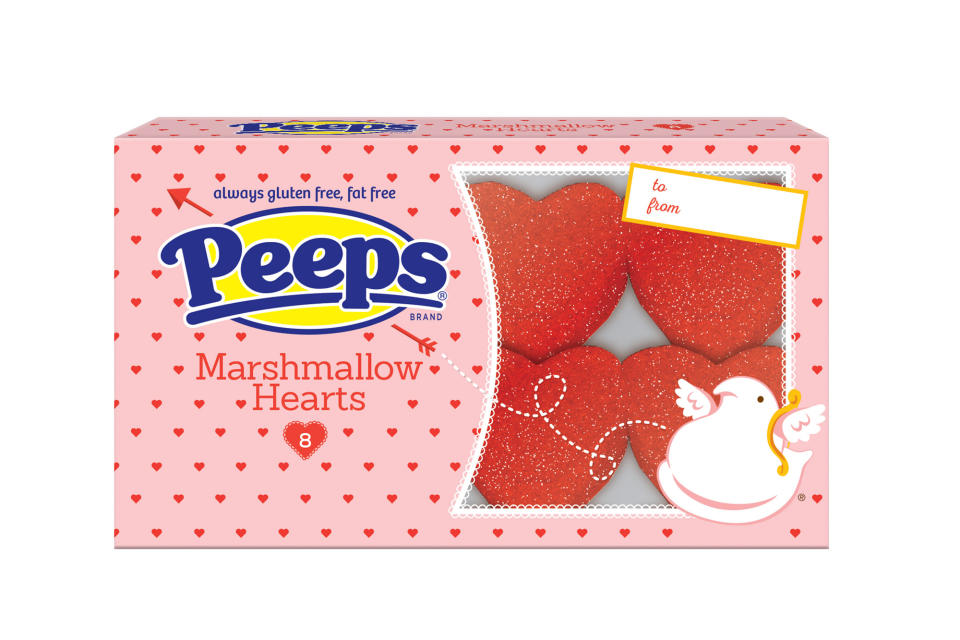 PEEPS MARSHMALLOW MINI HEARTS