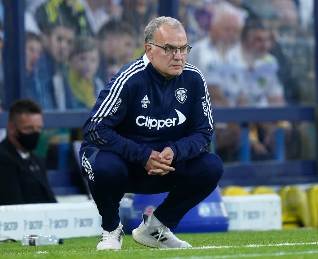 Marcelo Bielsa saw his side bounce back with a late leveller (Mike Egerton/PA) (PA Wire)