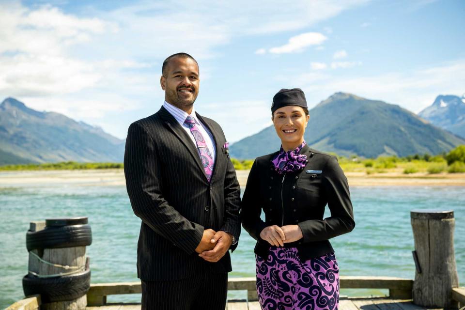 Air New Zealand flight crew members