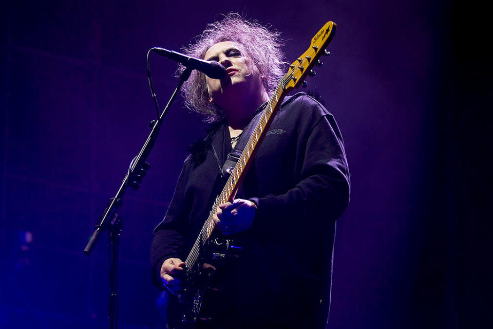 Robert Smith of The Cure performs at the Sasquatch Music Festival at the Gorge Amphitheatre on May 29, 2016 in George, Washington.