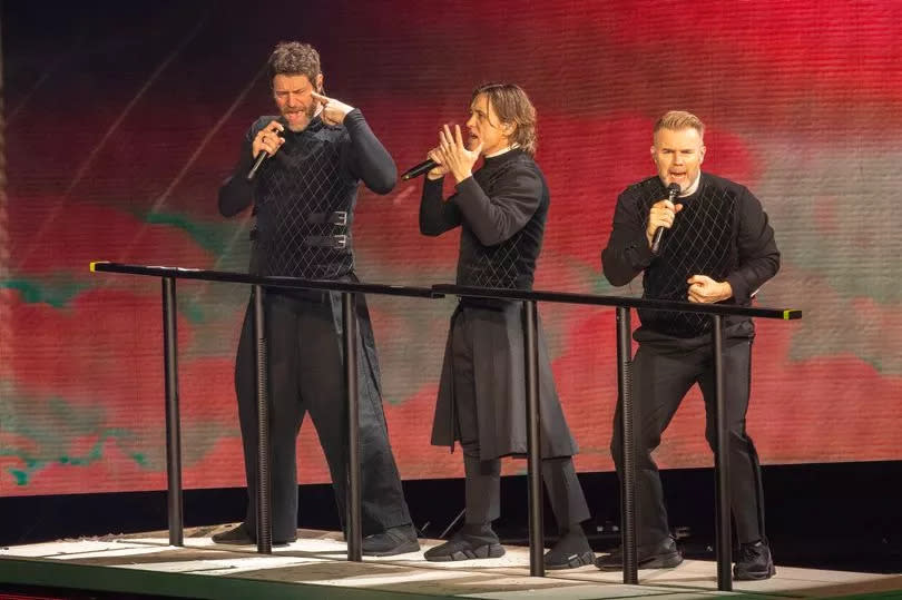 The trio were in fine voice -Credit:Manchester Evening News