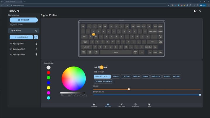 Software for the Boog75 keyboard.