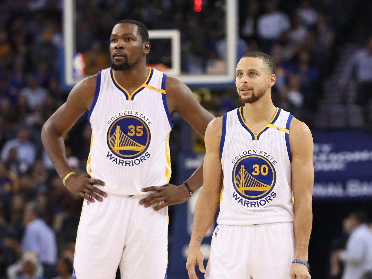 kevin durant stephen curry