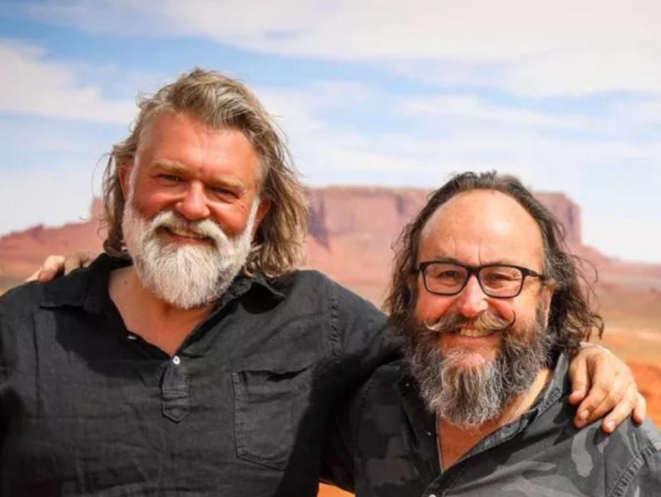 Si King and Dave Myers in ‘Hairy Bikers: Go West’ (BBC)