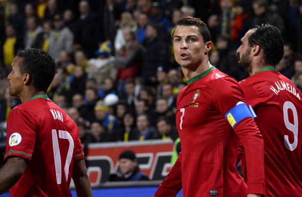 Ronaldo's Hat Trick In World Cup Qualifying Playoff Even Had Zlatan  Ibrahimovic Applauding (GIF/VIDEO)