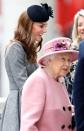 <p>Instead, members of the royal family must walk backwards and pivot forward.</p>