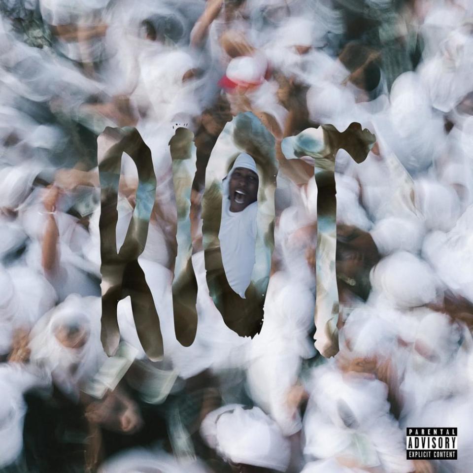 A$AP Rocky and Pharrell Williams “RIOT (Roddy Pipe’n)” cover art