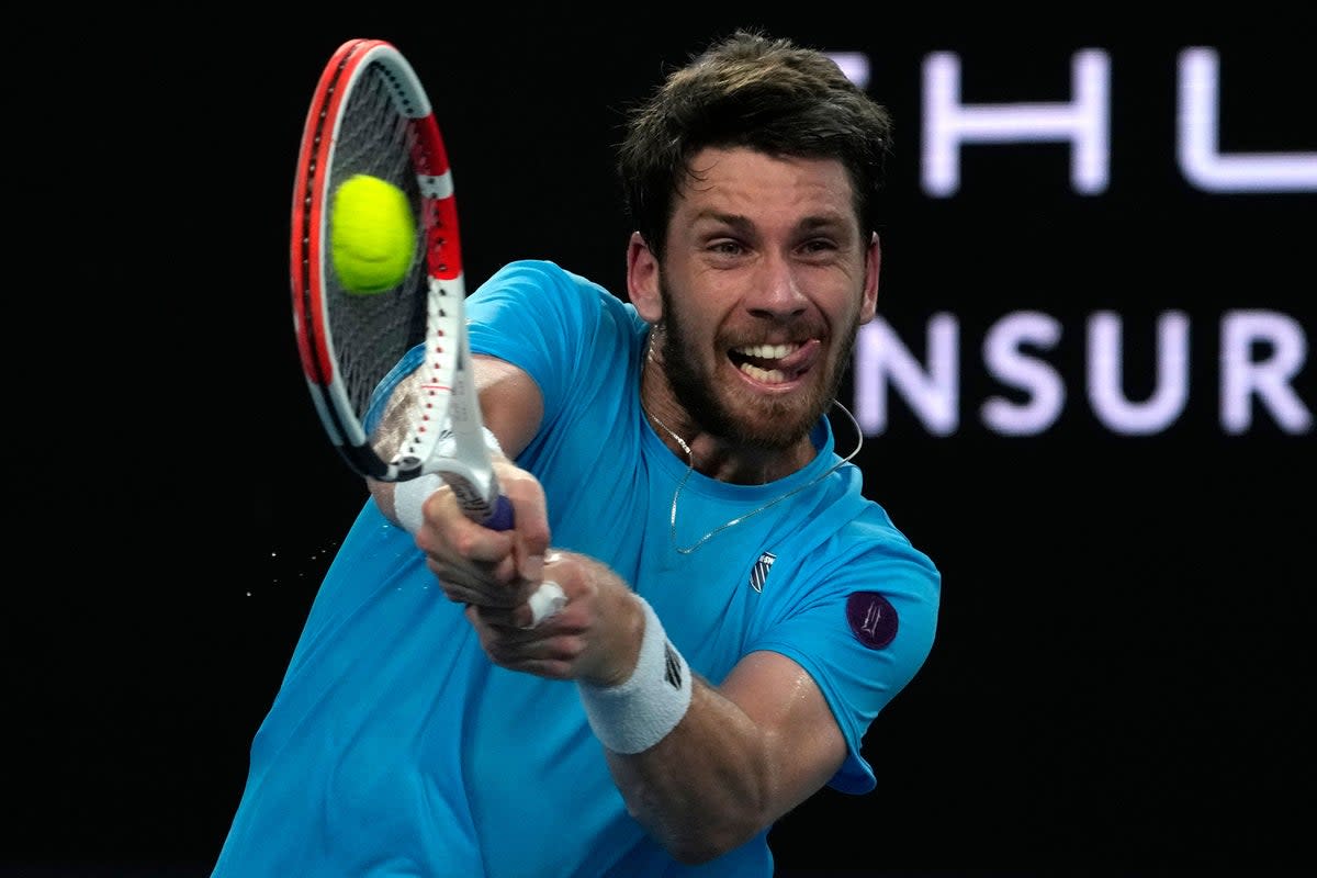 Cameron Norrie, pictured, beat Luca Van Assche (Ng Han Guan/AP) (AP)