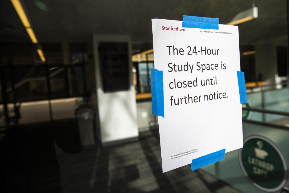 &ldquo;It felt like they pulled the rug out from underneath me,&rdquo; says&nbsp;Borough of Manhattan Community College student James Hill III. Campuses around the country have switched to online learning due to the spread of the coronavirus. (Photo: Philip Pacheco via Getty Images)