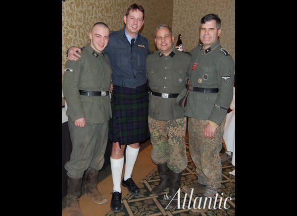 "I've always been fascinated by the fact that here was a relatively small country (Nazi Germany) that from a strictly military point of view accomplished incredible things." &mdash;Ohio GOP House candidate and Tea Party favorite Rich Iott, explaining why for years he donned a German Waffen SS uniform and participated in Nazi re-enactments as part of a group that calls itself Wiking, Oct. 2010 (<a href="http://www.theatlantic.com/politics/archive/2010/10/why-is-this-gop-house-candidate-dressed-as-a-nazi/64319/ ">Source</a>) Iott later said the Nazi soldiers "were doing what they thought was right for their country." (<a href="http://tpmdc.talkingpointsmemo.com/2010/10/rich-iott-defends-nazis-he-dresses-up-as-they-were-doing-what-they-thought-was-right-video.php" target="_hplink">Source</a>) 