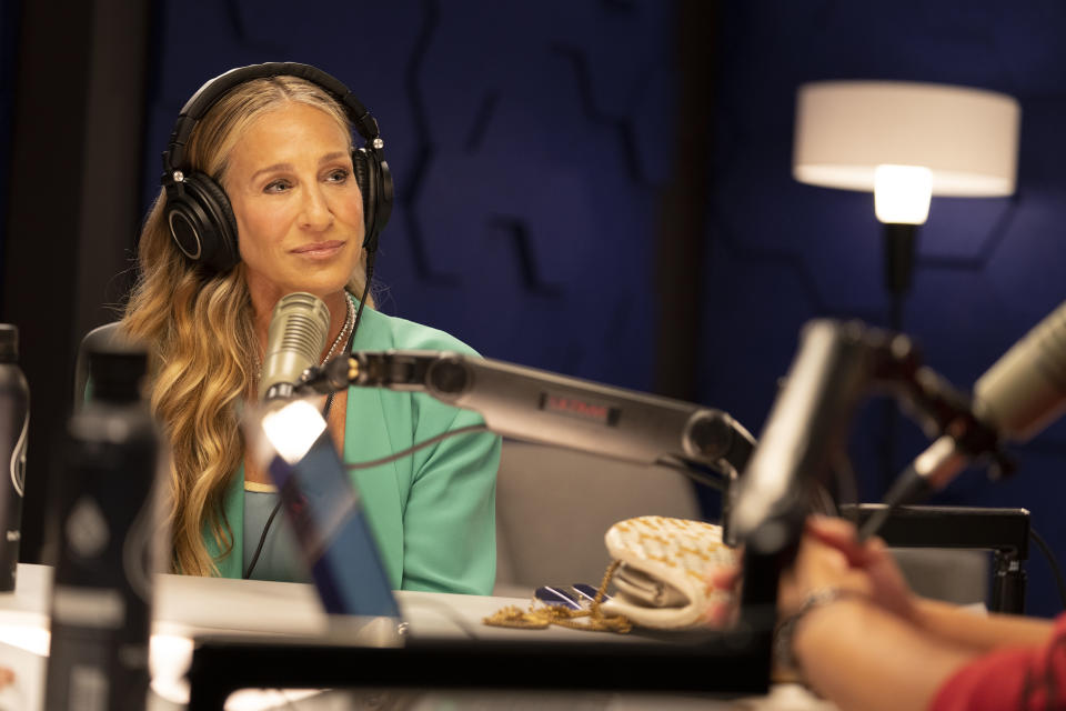 Sarah Jessica Parker is back as Carrie in And Just Like That season two. (HBO/Sky)