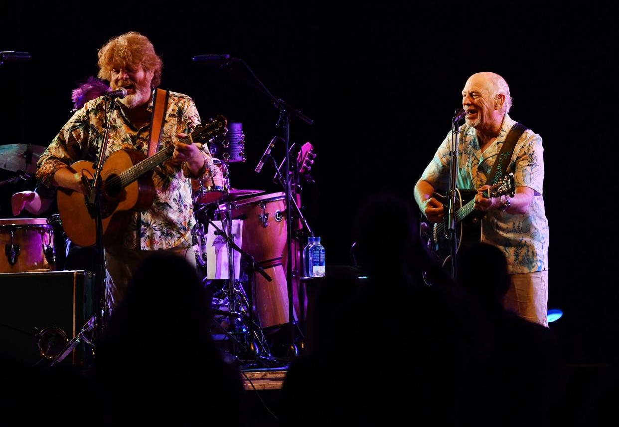 Jimmy Buffett and Friends play The Pavilion at Old School Square May 13, 2021 in Delray Beach. 