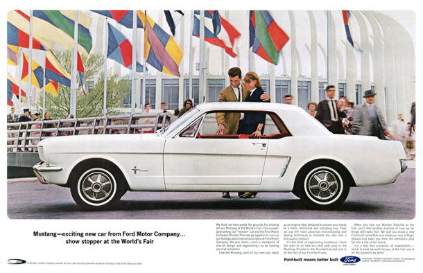 Ford Mustang at 1964 World's Fair