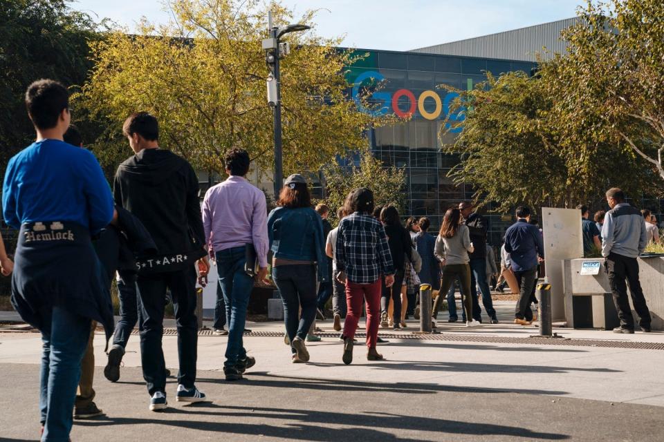 Google staff protested at the company's issues of sexual harassment in 2018: Mason Trinca/Getty Images