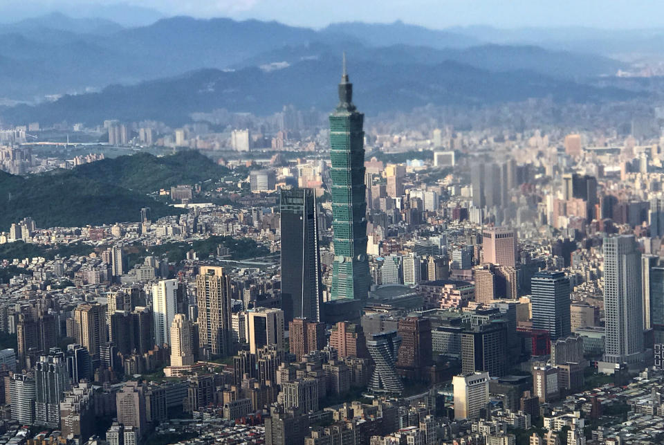 Taiwan landmark building, Taipei 101. (Photo: REUTERS/Tyrone Siu)