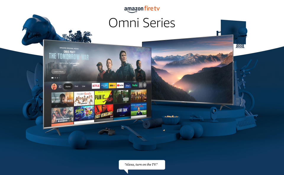 Amazon Fire TV Omni Series televisions will be available in October 2021. - Credit: Amazon