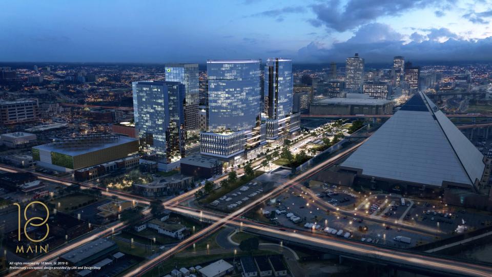 18 Main unveiled plans to reimagine the Pinch District of Downtown Memphis.