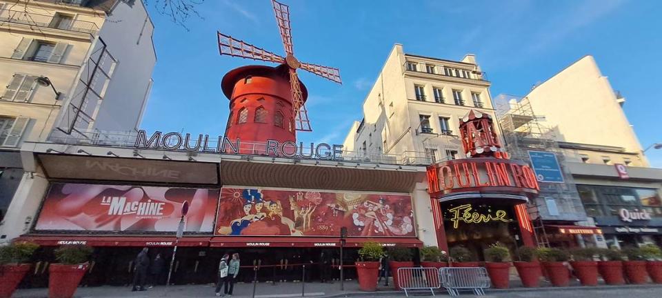 El Moulin Rouge en Montmartre.