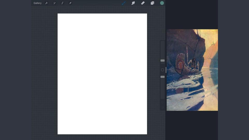 Recreating a classic painting by NC Wyeth using Procreate, by artist Gavin O’Donnell