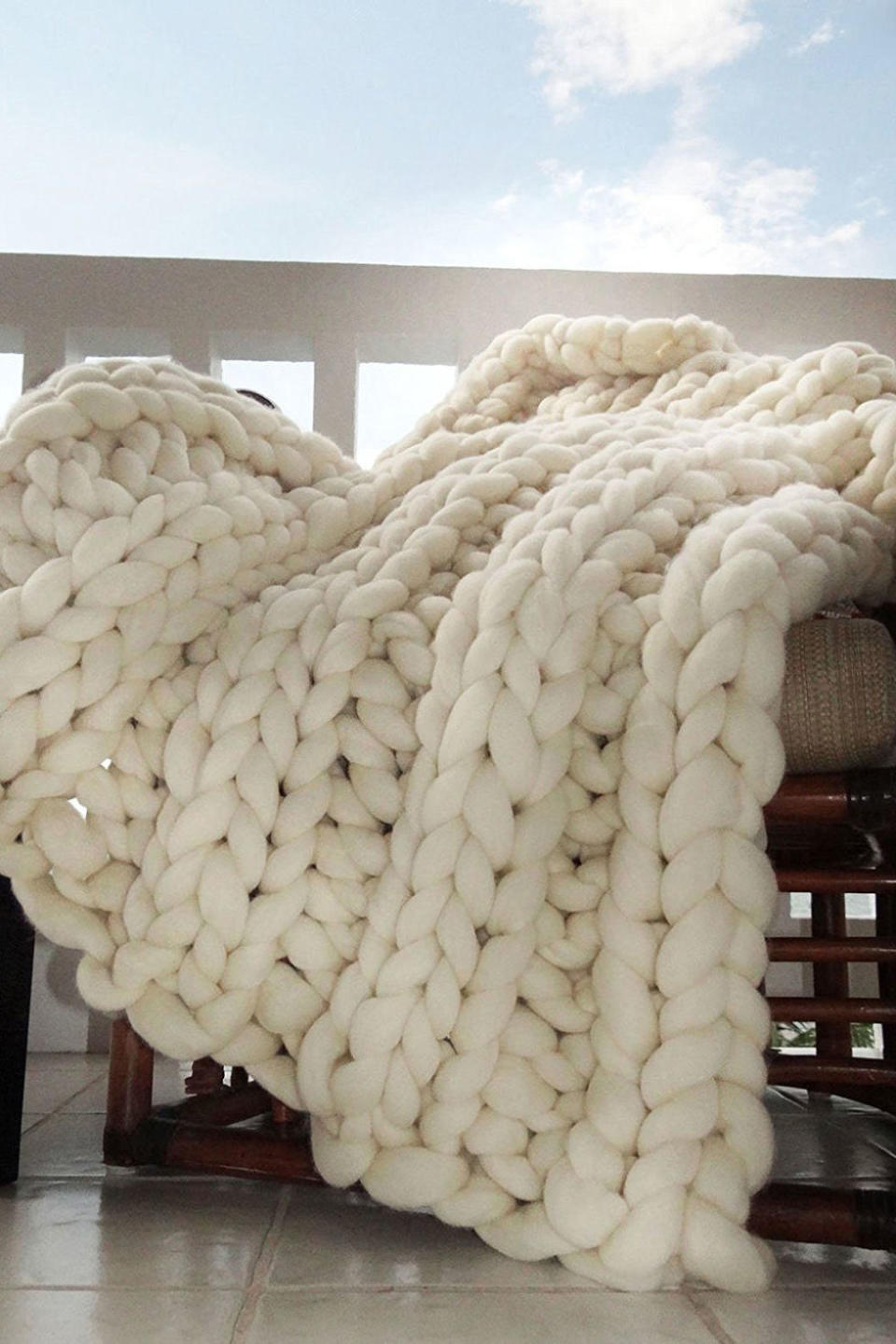 Ivory Throw Blanket