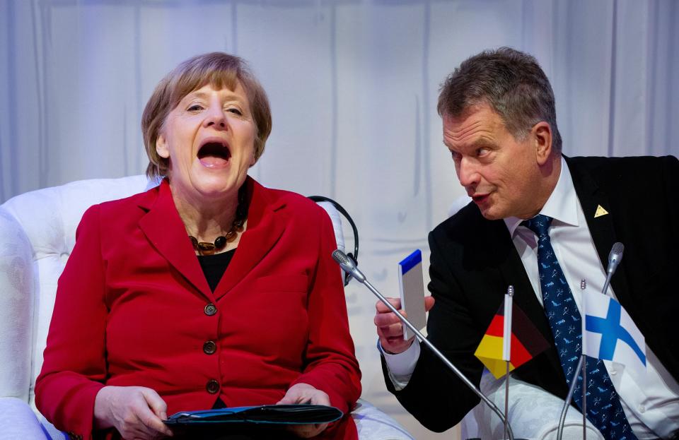 Das sind die witzigsten Bilder von Angela Merkel