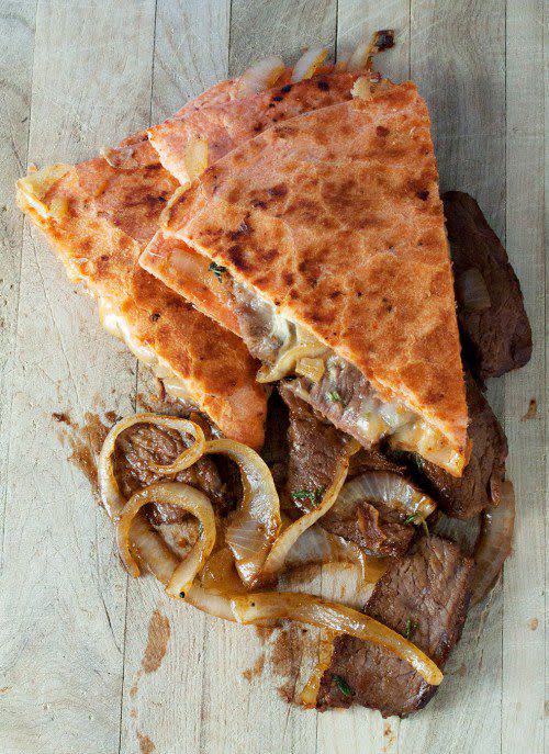 Caramelized Onion & Steak Quesadilla