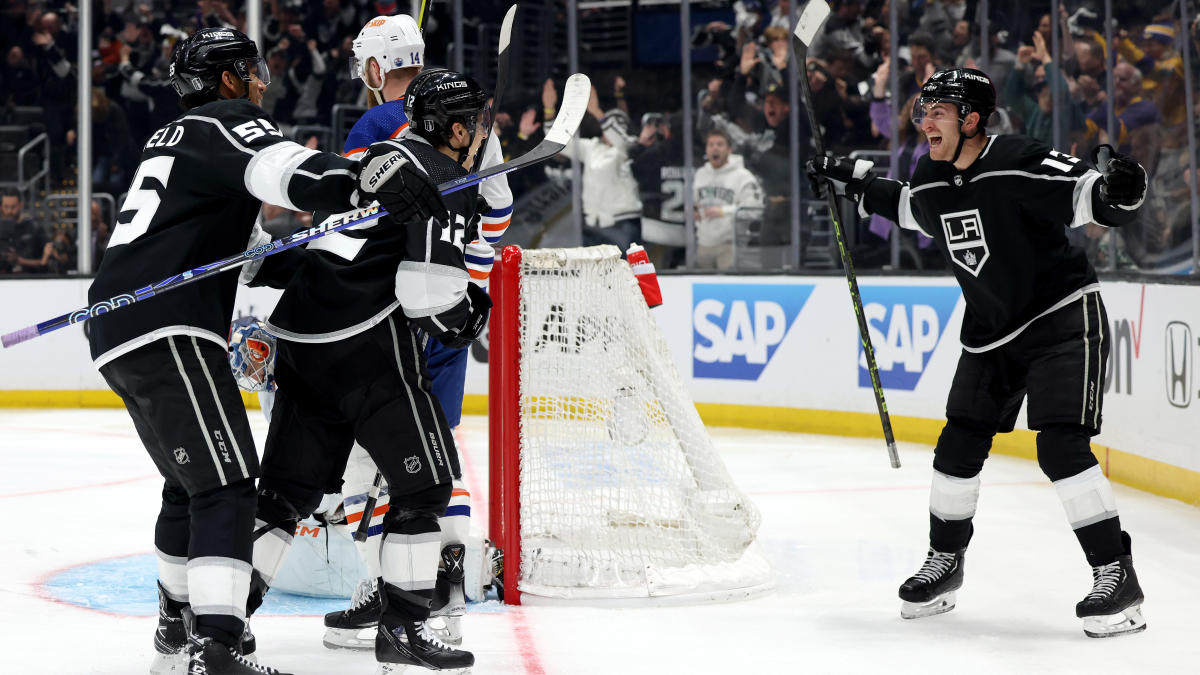 Trevor Moore makes California history in Kings' NHL playoff win - Los  Angeles Times