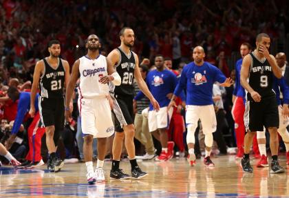 Chris Paul's winning shot could push Manu Ginobili into retirement. (Getty Images)