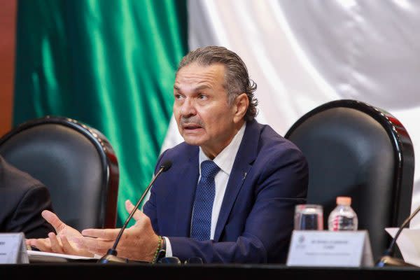 Octavio Romero Oropeza, director de Pemex, compareció ante diputados en el marco de la Glosa del V Informe de Gobierno, en la Cámara de Diputados.