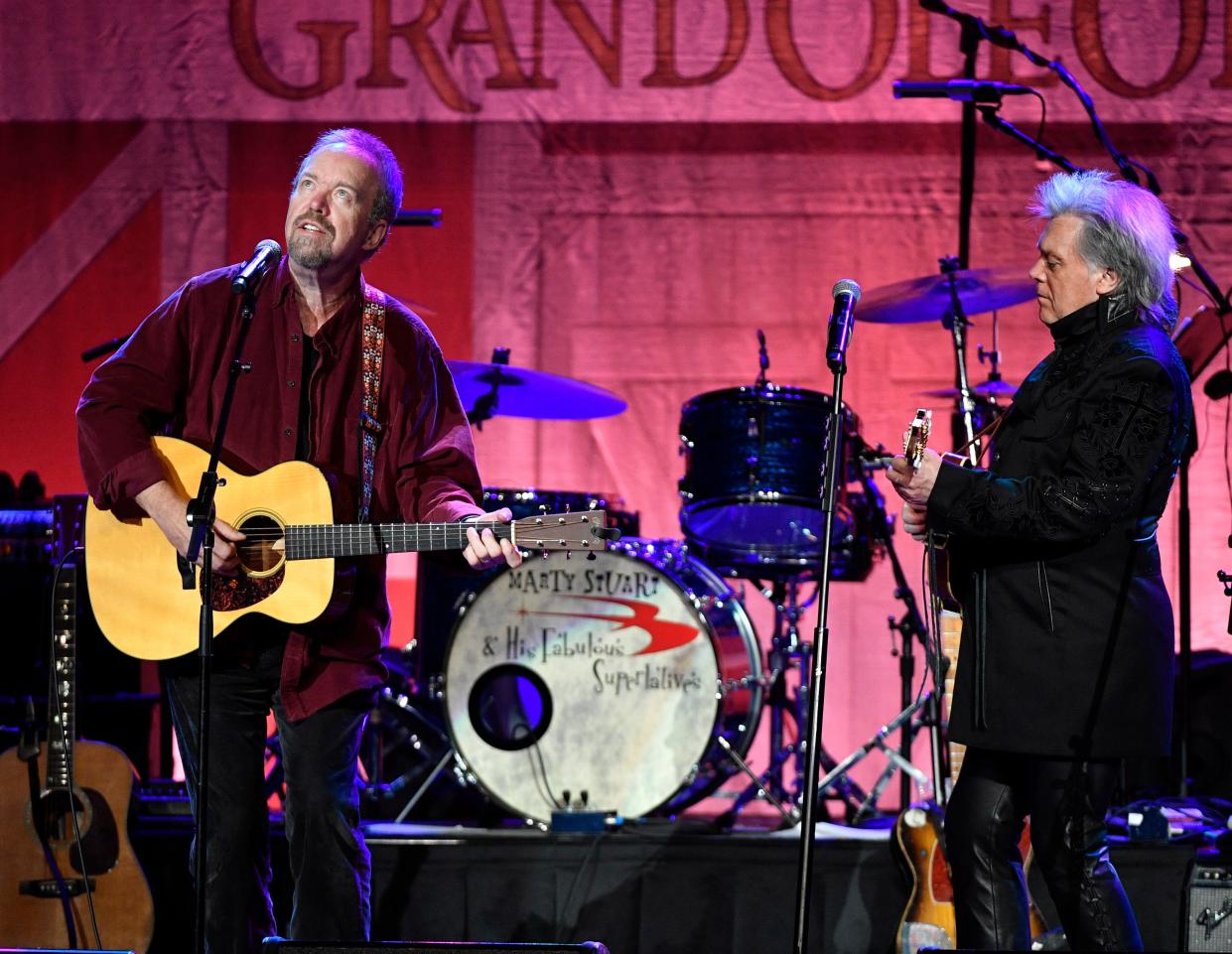 Songwriter Don Schlitz performs at Marty StuartÕs annual Late Night Jam at the Ryman. Wednesday June 7, 2017, in Nashville, TN