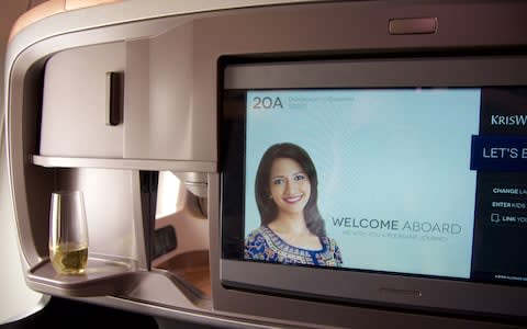 IFE screens on some Singapore Airlines planes have inbuilt cameras - Credit: ISTOCK