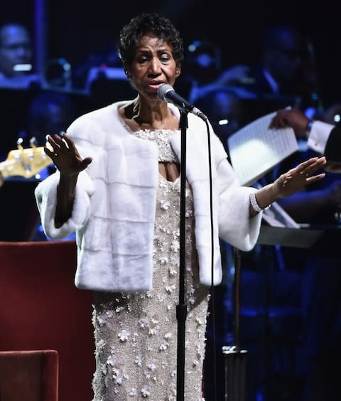 Aretha Franklin in November 2017