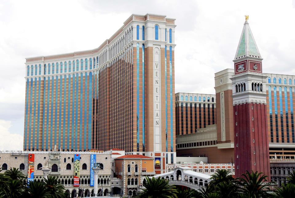 The Venetian Hotel and Casino on the Las Vegas Strip.