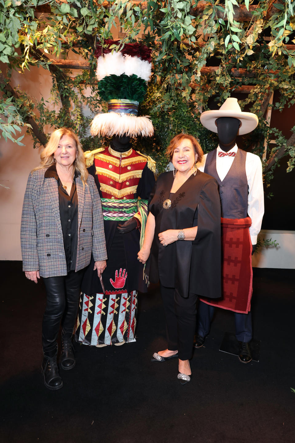 “Killers of the Flower Moon” costume designer Jacqueline West, left, and Osage clothing consultant Julie O’Keefe.