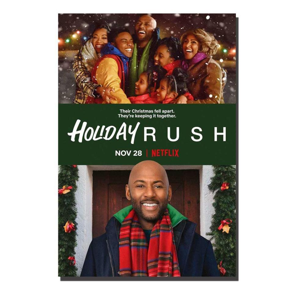 <p>Popular radio DJ Rush Williams and his four kids, who are used to living a lavish lifestyle, get a heavy dose of reality when Rush loses his job right before the holidays.</p><p>But when the radio station where Rush had his first job conveniently comes up for sale, not all the family's holiday cheer is lost. With some help from his producer and his aunt (Marlene Love), plus a healthy dose of the simpler life with his family, Rush just might be able to put his plans for Christmas back on the air.</p><p><a class="link " href="https://www.netflix.com/title/81033086" rel="nofollow noopener" target="_blank" data-ylk="slk:Watch Now;elm:context_link;itc:0;sec:content-canvas">Watch Now</a></p>
