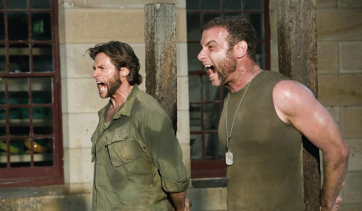 Logan and Sabretooth in X-Men Origins: Wolverine - Credit: 20th Century Fox