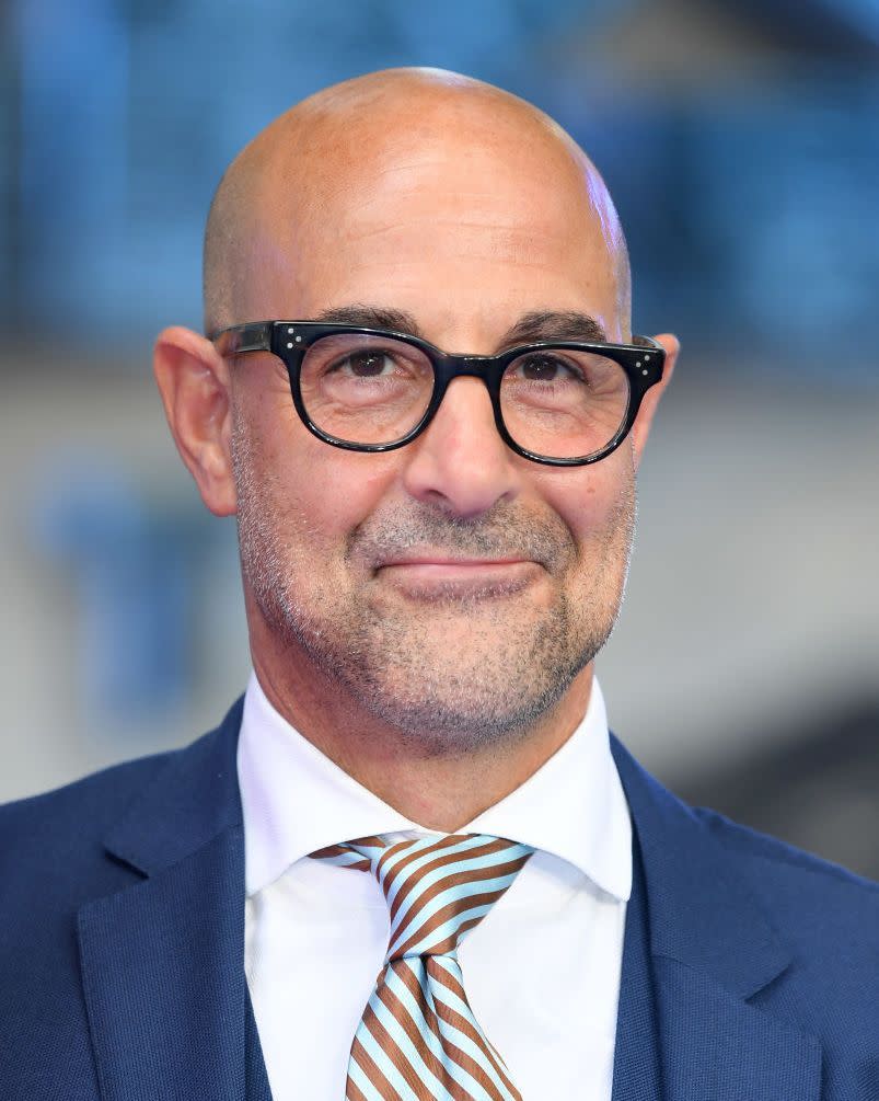 <p>The bald makes the look. And the glasses are a stylish complement. </p>