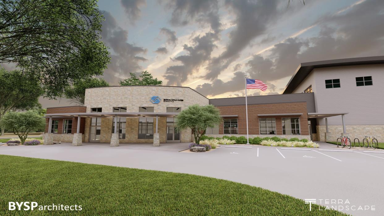 A rendering of the future Boys and Girls Club that will be on the east side of Wichita Falls. Groundbreaking for the center was March 7.