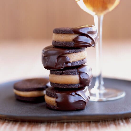 Chocolate-Caramel Sandwich Cookies