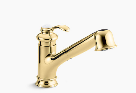 Kohler Fairfax faucet; $533. kohler.com