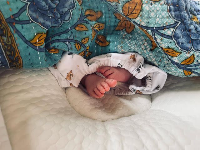 <p>Kate Mara Instagram</p> Kate Mara's birth announcement for her son in November 2022.