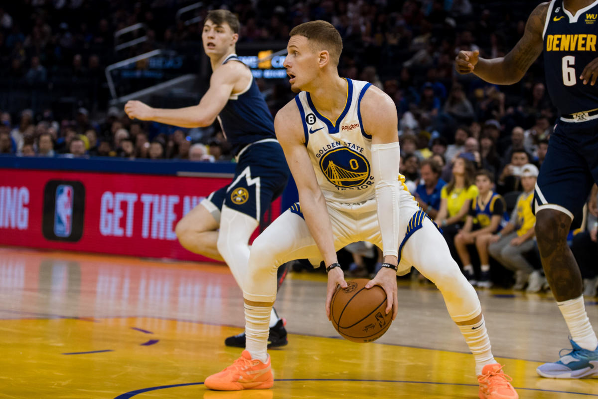 Warriors’ Donte DiVincenzo (hamstring) practices Sunday, won’t play vs