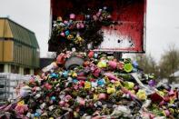 Between 70 and 80 percent of the Netherlands' total annual production of flowers is being destroyed, a huge blow in a country where tulips are as much a symbol of national identity as windmills, cheese and clogs