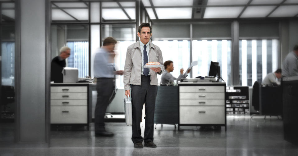 This film image released by 20th Century Fox shows Ben Stiller in "The Secret Life of Walter Mitty." (AP Photo/20th Century Fox, Wilson Webb)