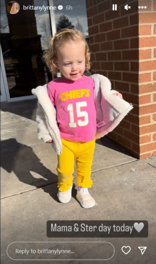 Brittany Mahomes Shares Daughter 'Mini-Showtime' Sweater on Game Day